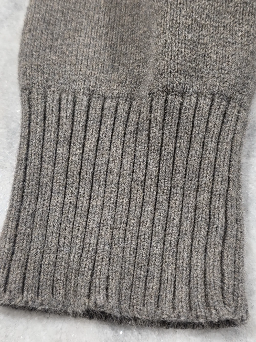 (L) Men's Banana Republic Cardigan Sweater Button-Up Gray 100% Cotton Large